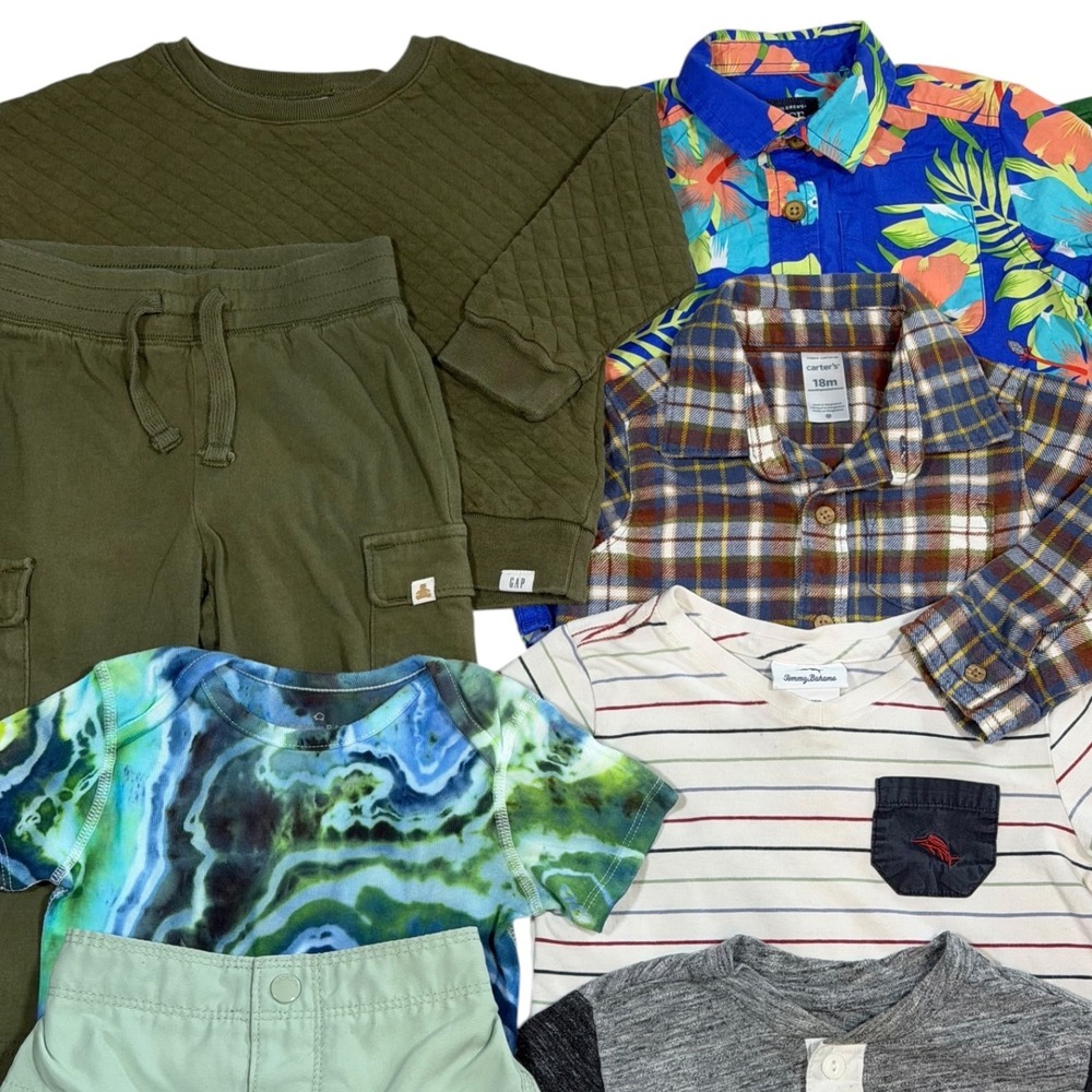 Baby Boy's Clothing Lot 18-24M Gap Zara OshKosh Tommy Bahama 17pc Bundle - Picture 5 of 16